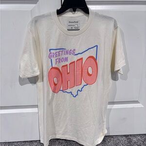 Men’s Homefield Greetings from Ohio T-shirt NWT Size L Large